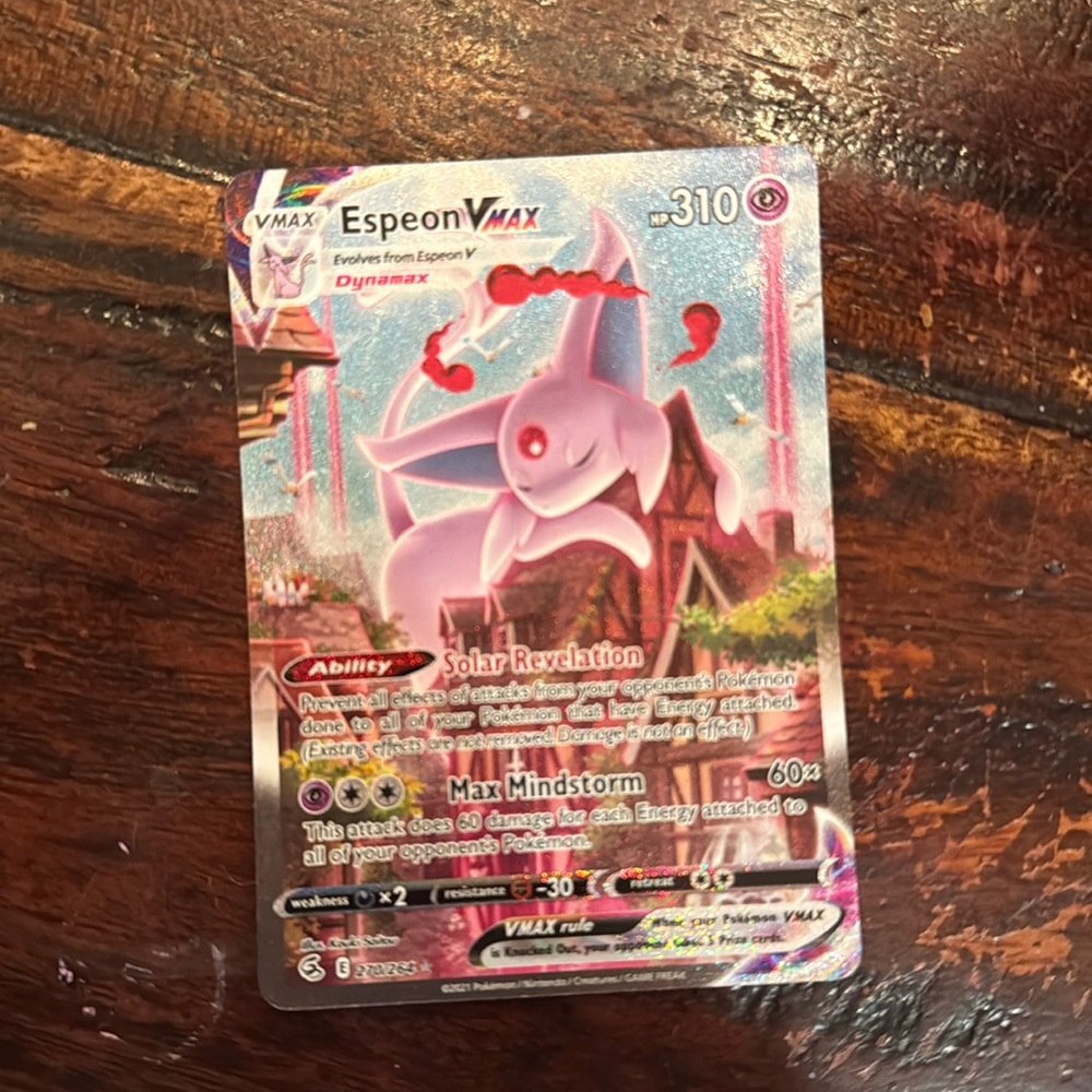 Espeon VMAX Pokémon card MINT condition